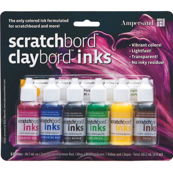 Scratchbord/Claybord Inks